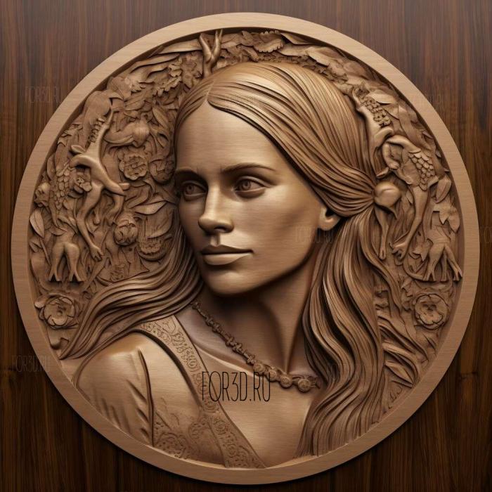 Meghan Markle 4 stl model for CNC